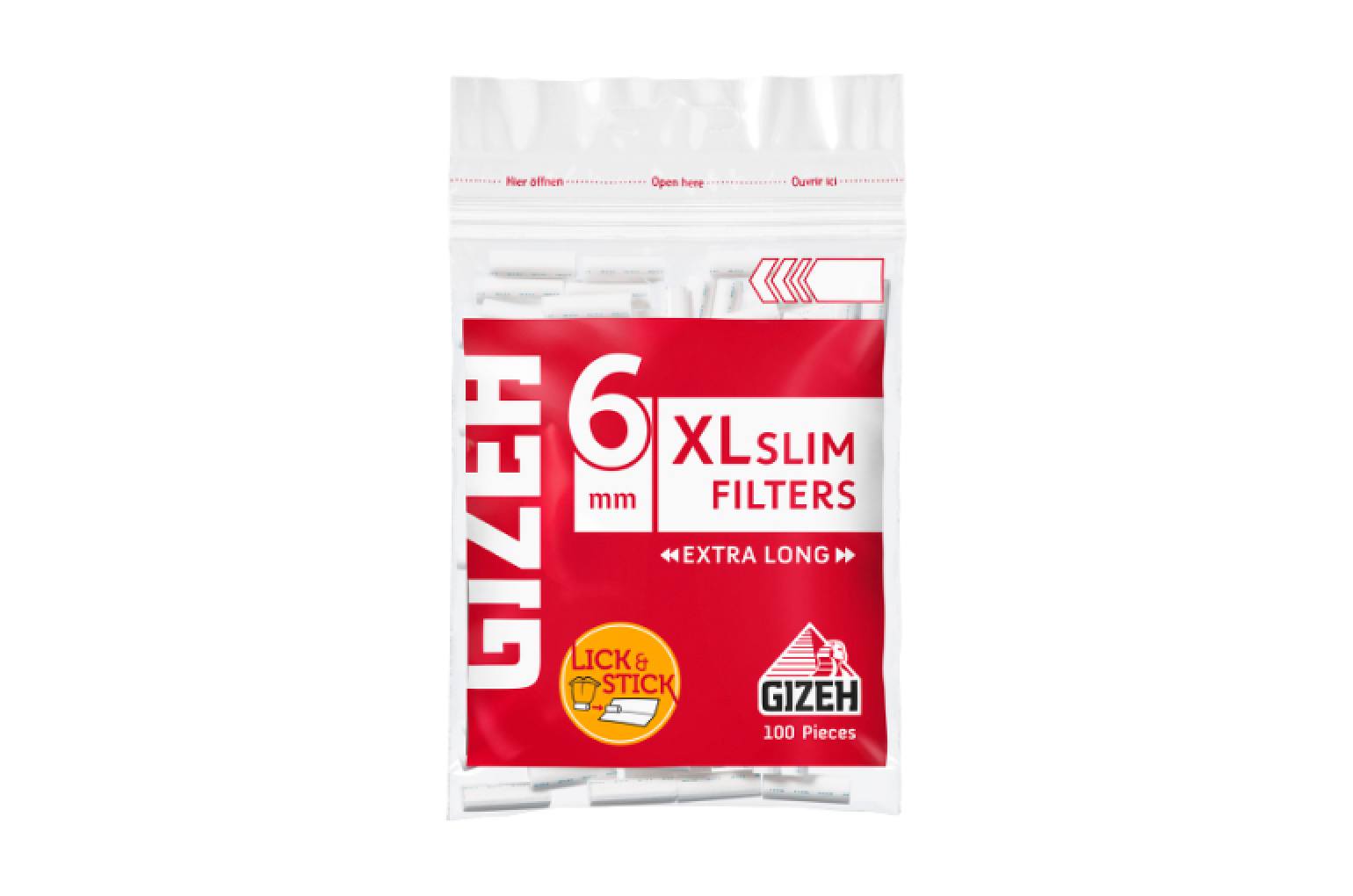 Gizeh Pure XL Slim Filter 6mm online kaufen - Herba di Berna